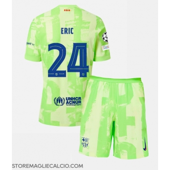 Barcelona Eric Garcia #24 Maglia Gara Terza Repliche 2024-25 Bambino Maniche Corte